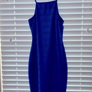 NWT gorgeous Bebe cobalt blue dress.